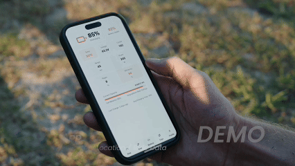 Smart battery feature shown in motion