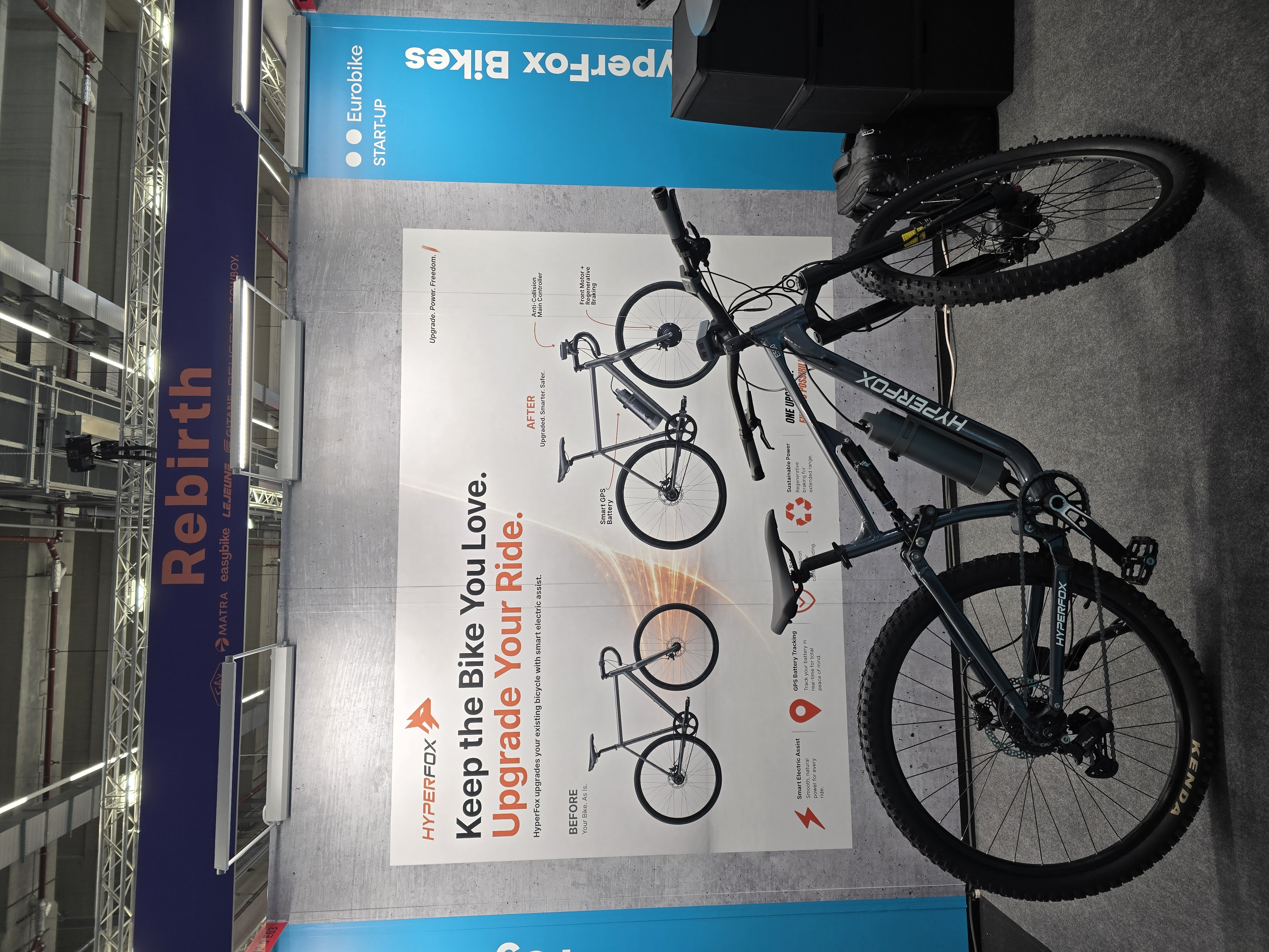 FluxKit prototype on display at EuroBike